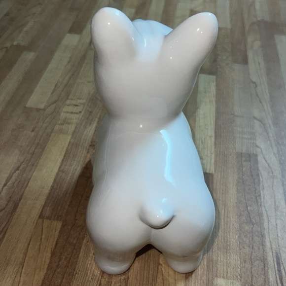 White Boston Terrier Canvas Dog Figurine Tabletop Decor with Gold Accents BNWT - Picture 3 of 9